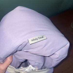 Infinity Travel Purple Pillow